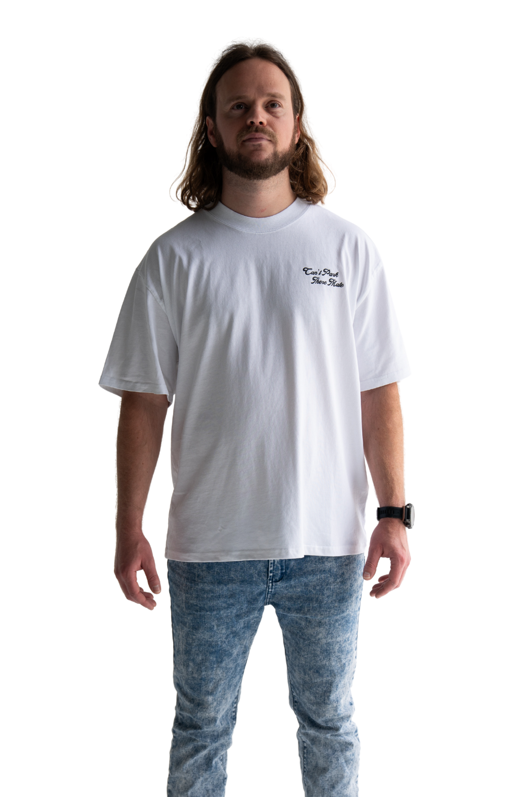 Pasha Bulker shipping container beach on nobby’s beach in front of the nobby’s lighthouse t-shirt newcastle