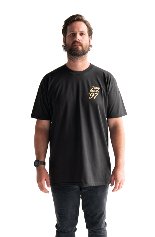 Andrew Johns skateboarding down King Street Newcastle t-shirt