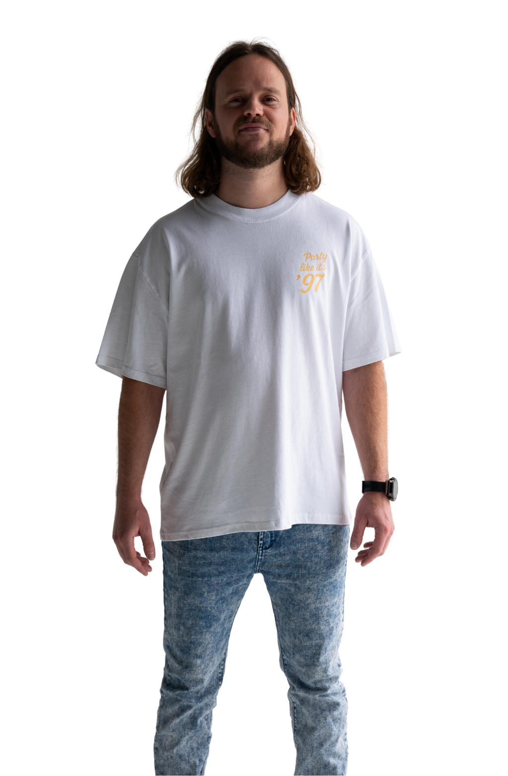 Andrew Johns skateboarding down King Street Newcastle t-shirt