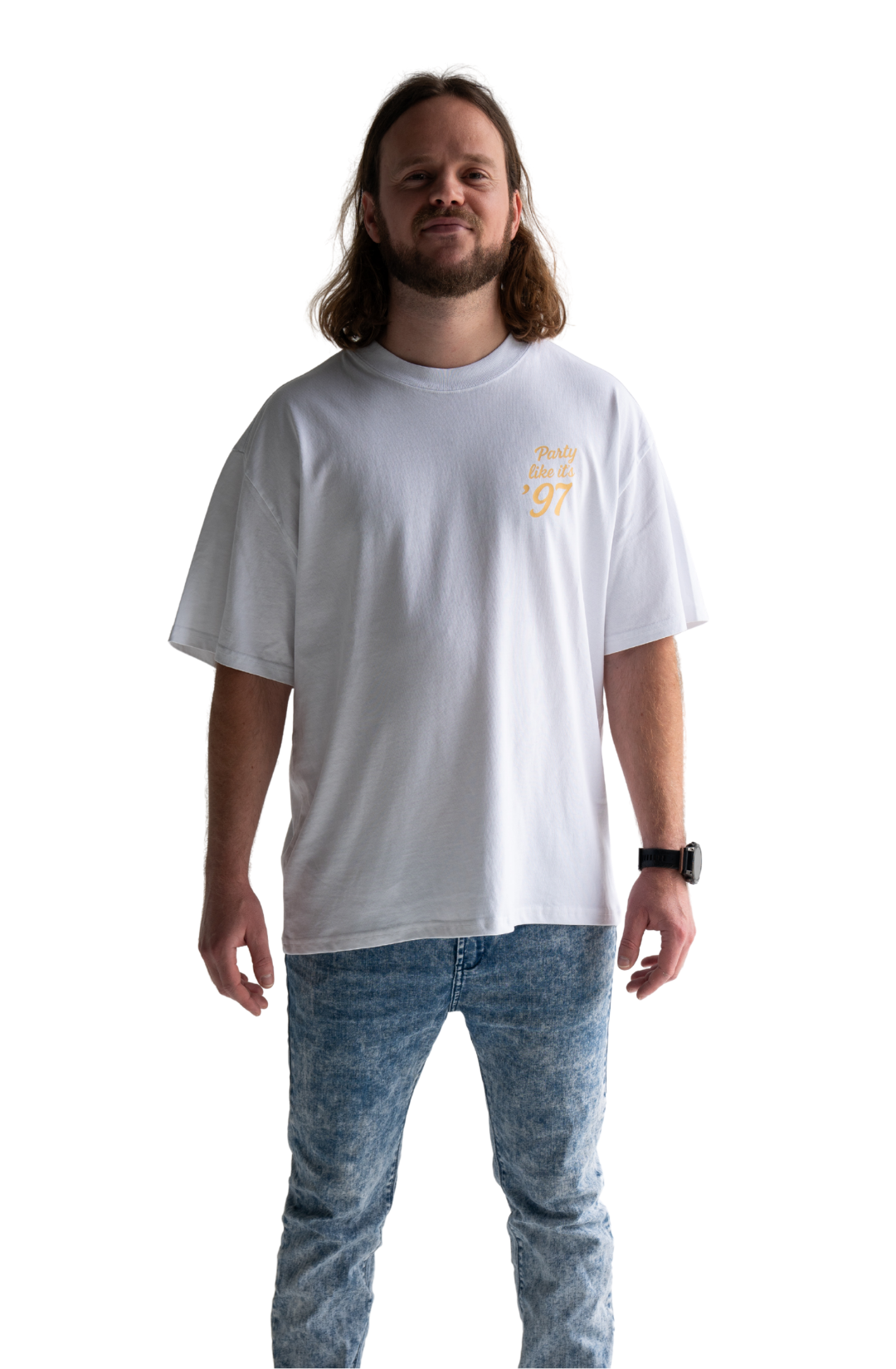 Andrew Johns skateboarding down King Street Newcastle t-shirt