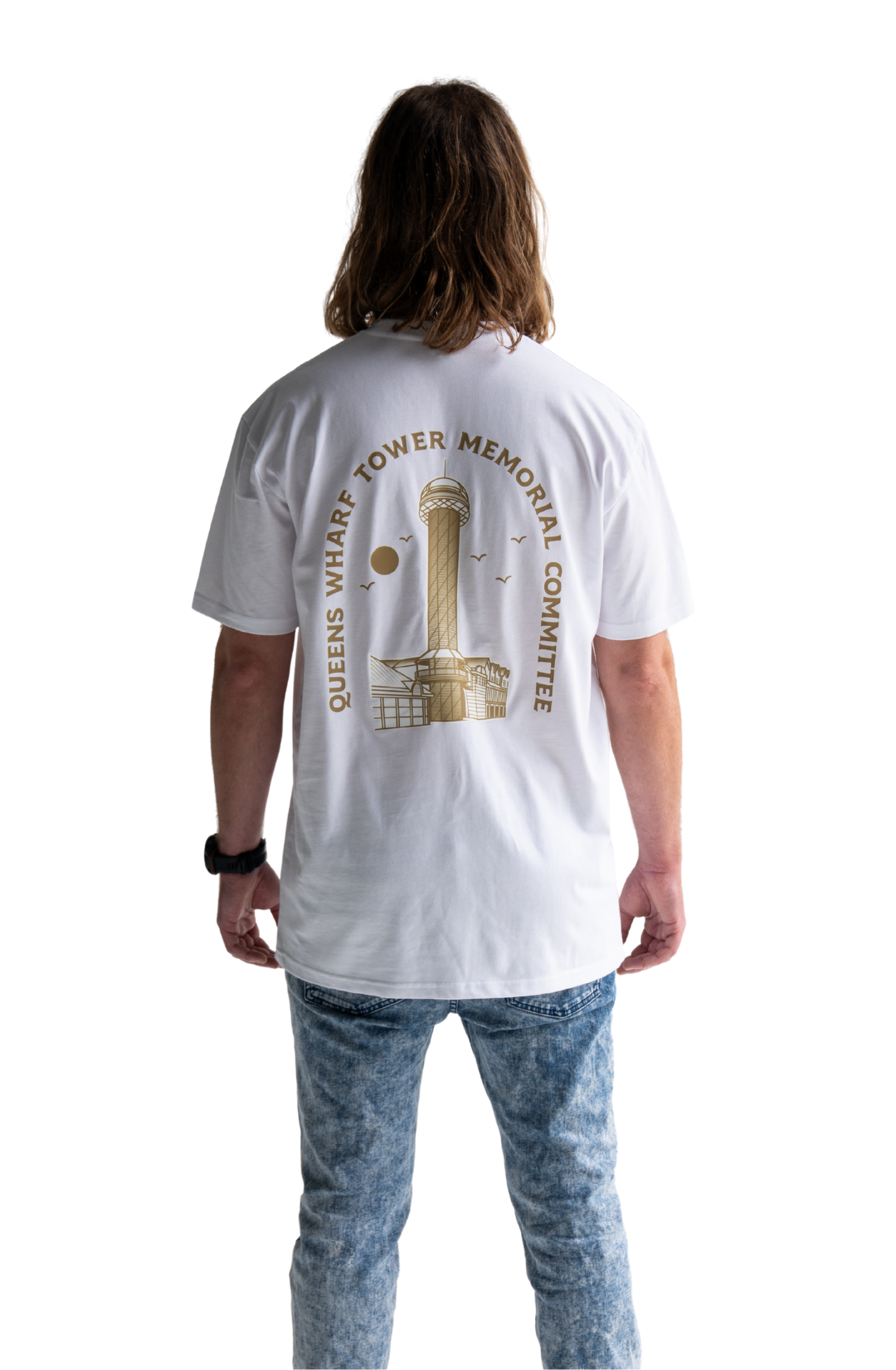 Penis tower at queens wharf brewery commemoration t-shirt newcastle