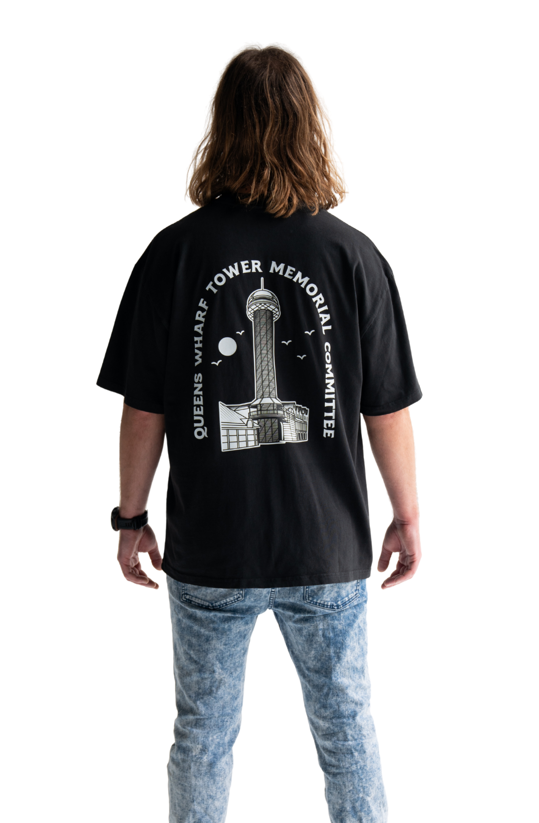 Penis tower at queens wharf brewery commemoration t-shirt newcastle