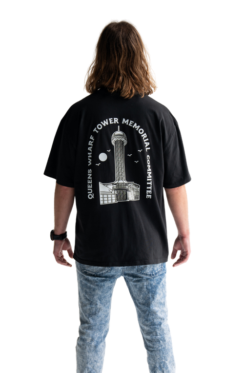 Penis tower at queens wharf brewery commemoration t-shirt newcastle