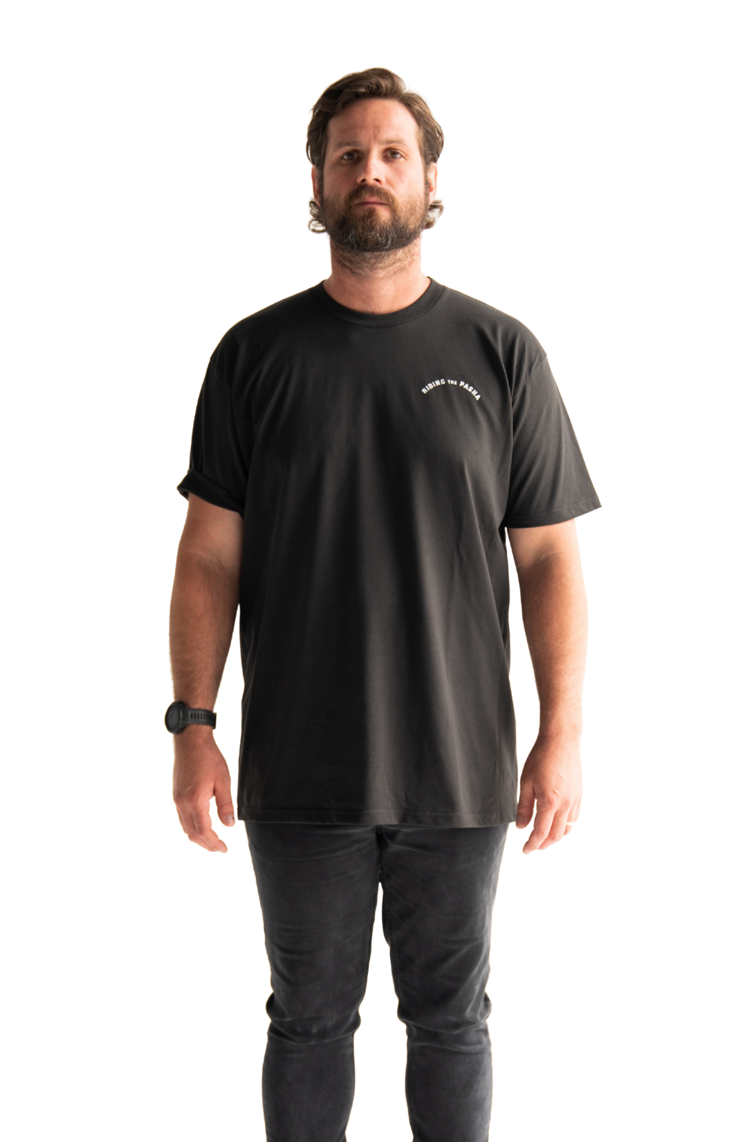 Skeleton surfing on the pasha bulker shipping container nobby’s beach newcastle t-shirt