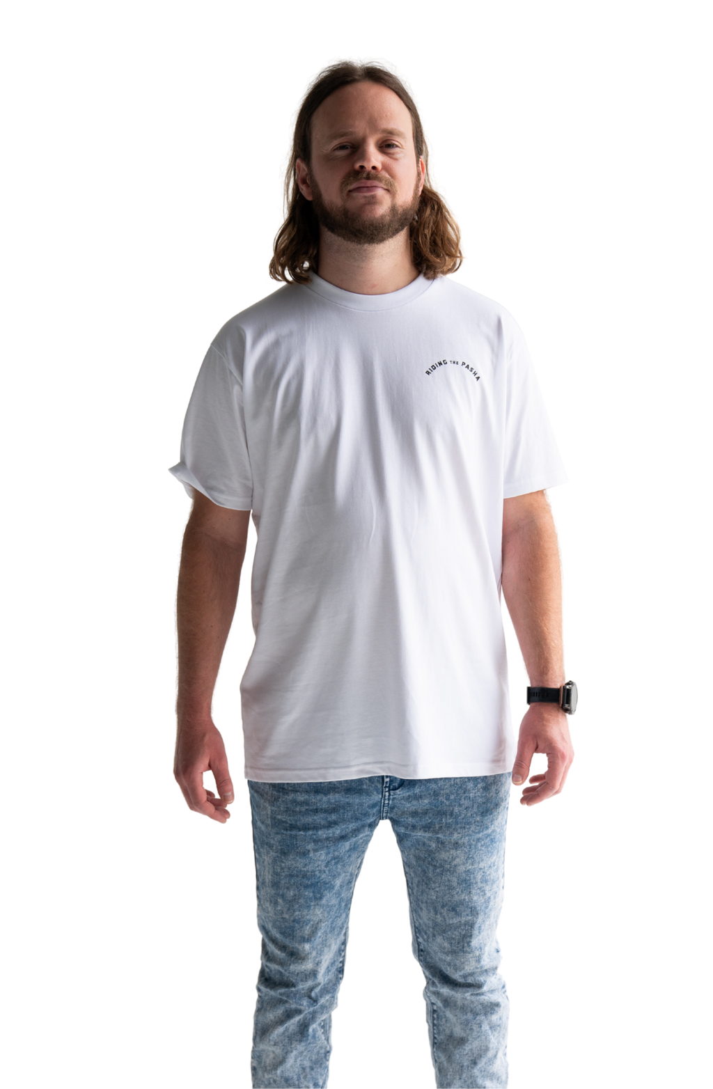 Skeleton surfing on the pasha bulker shipping container nobby’s beach newcastle t-shirt