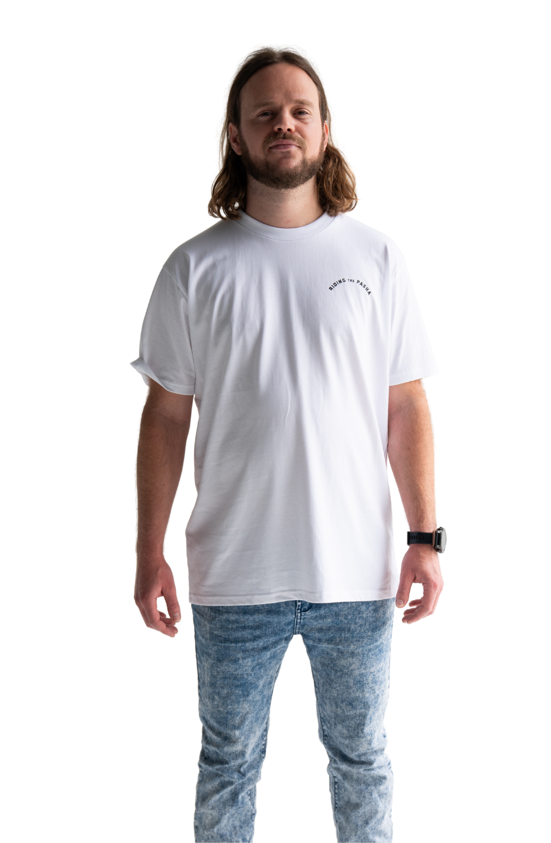 Skeleton surfing on the pasha bulker shipping container nobby’s beach newcastle t-shirt