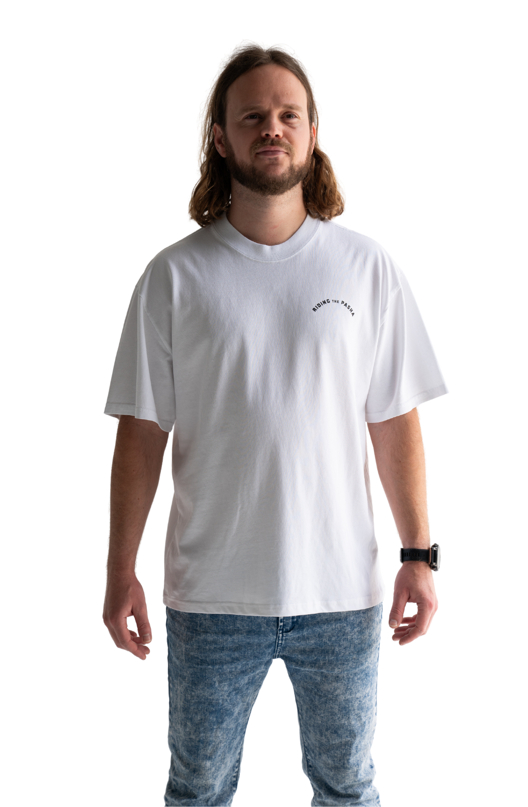 Skeleton surfing on the pasha bulker shipping container nobby’s beach newcastle t-shirt